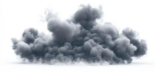 Dense Grey Smoke Cloud