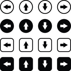 Arrow vector set illustration design