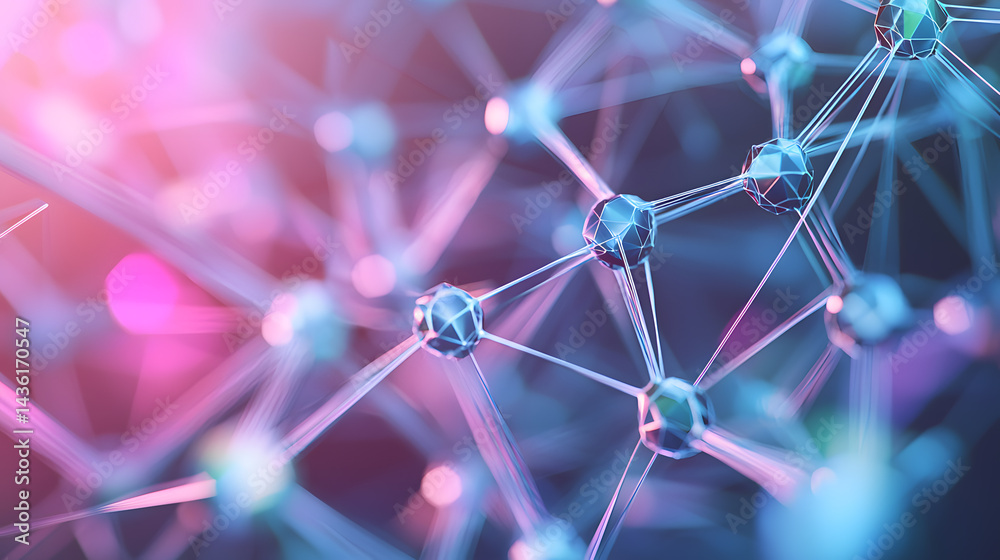 Poster exploring ai neural networks dynamic wallpaper inspiration for smart flows in technology