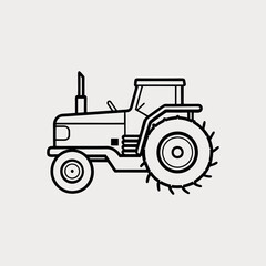  Rotavator on white background