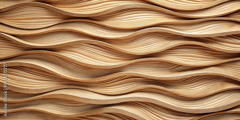 Aufkleber abstract wooden wave pattern background texture elegant, organic, and textured design element for in