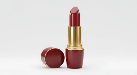 Scarlet Lipstick Elegance: A Beauty Essential