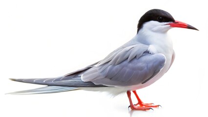 Obraz premium common tern isolated on white background