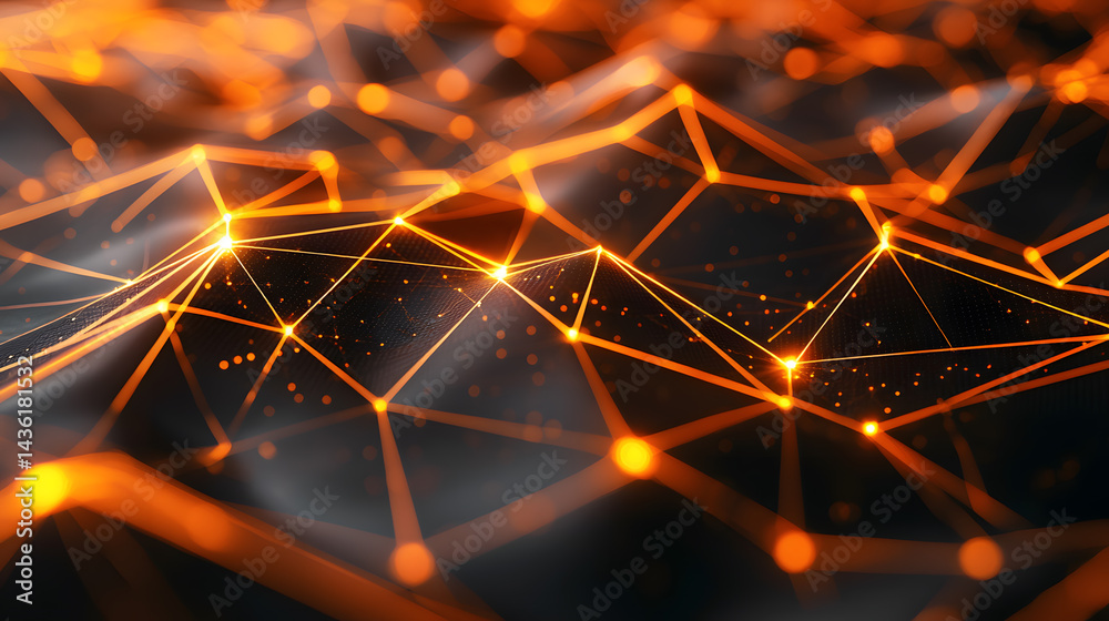 Poster dynamic cloud computing wallpaper visualizing decentralized systems in a digital environment