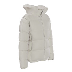 3D white jacket winter style
