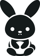 rabbit vector silhouette