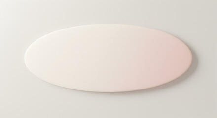 Subtle Background With Light Beige Color And Oval Shape For Product Display