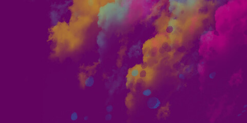 abstract watercolor background. Monochrome printing raster. abstract blue and purple hand painted ombre leaks watercolor vector. Brush stroked painting. 2D Illustration .