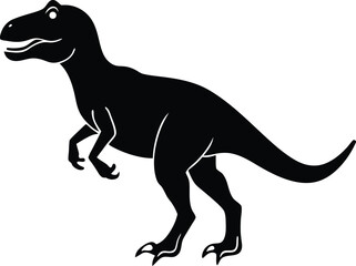 Fototapeta premium dinosaur vector illustration and vector illustration of a dinosaur