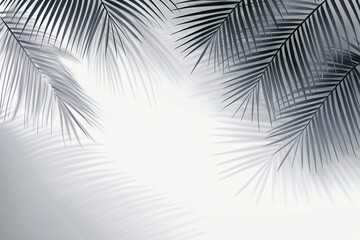 Elegant Palm Leaf Shadows