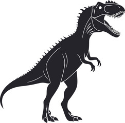 Fototapeta premium dinosaur vector illustration and vector illustration of a dinosaur