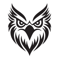 eagle owl vector illustration