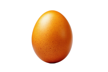 golden egg on white background