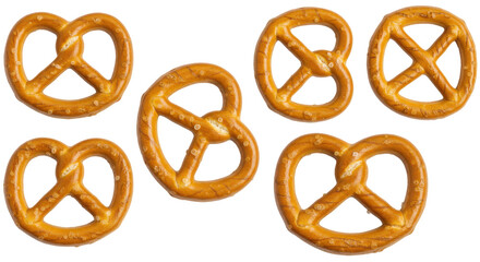 Salty Snack Symphony A pretzel orchestra on a black stage