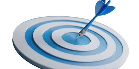 blue dart on a target