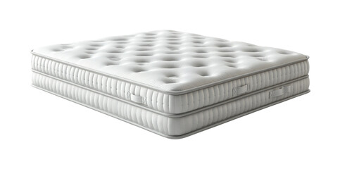 Choosing the right mattress for comfort and support at home isolated on transparent background