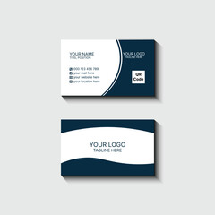 Clean professional business card template