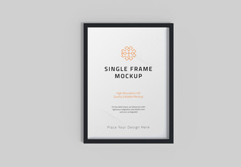 Hanging Single Poster Mockup