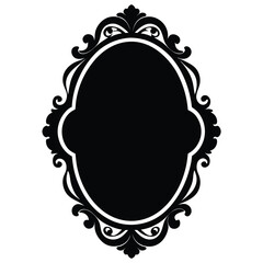 vintage floral frame