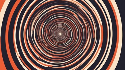 A dynamic abstract pattern of contrasting stripes that creates a visually captivating optical illusion, generate AI