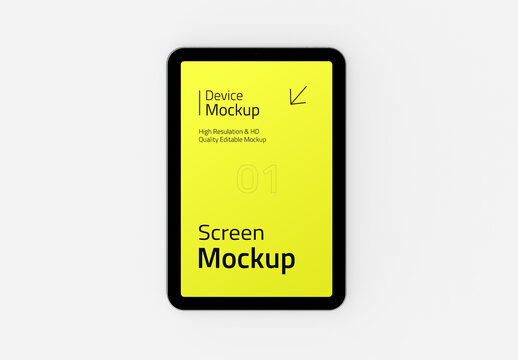 Tablet Screen Mockup