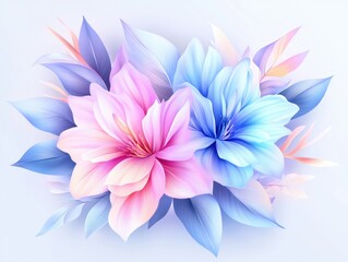 Obraz premium Delicate Pastel Floral Arrangement (1)