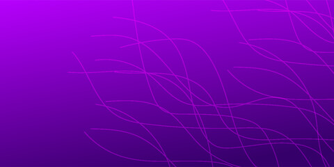 Vibrant purple gradient vector background with flowing abstract lines creating a smooth, elegant, and futuristic wave-like pattern, perfect for modern and creative designs.