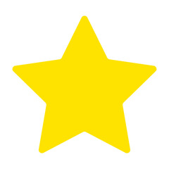 一つの星のベクターイラスト：シンプルな輝き - Single Star Vector Illustration: Minimal Shine