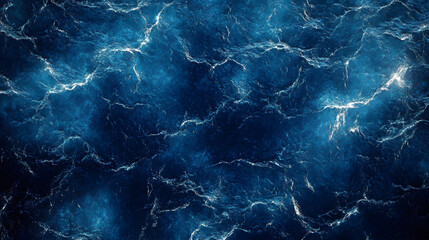 vertical dark blue water surface with ripples background top view