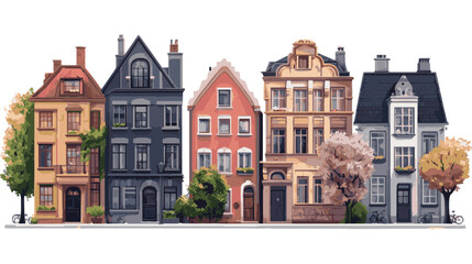 Fototapeta premium houses in amsterdam