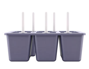 Purple Popsicle Mold with Sticks