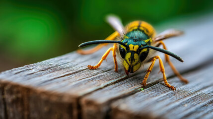 Close up wasp insect yellow insect macro insect nature insect photo