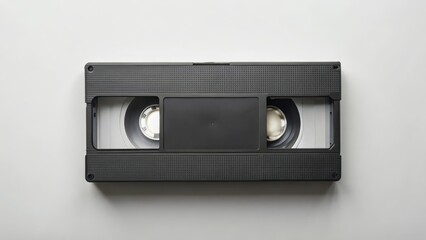Obraz premium VHS Video Cassette on White Background