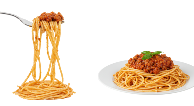 Spaghetti symphony savory spirals  a forks twist on Italian delight