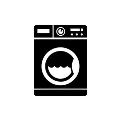 Icon of Home Appliance with Control Panel Visible