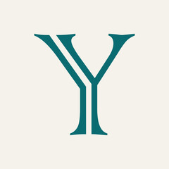 Letter Y logo vector template Creative Y Letter initial logo design