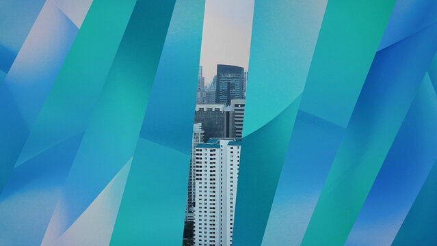 Colorful Stripe Rotate Transition