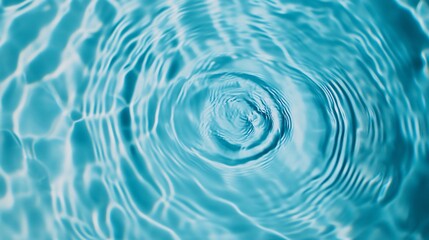 Rippling turquoise water surface, serene and soothing aquatic texture, perfect for wellness or relaxation themes.