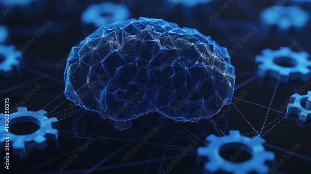 Poster interconnected neural network: a visual representation of cognitive processes