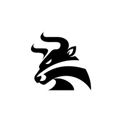 Naklejka premium bull logo