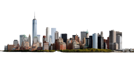 Cityscape Silhouette: A vibrant and captivating cityscape, featuring a diverse array of architectural marvels, showcasing the dynamic urban environment.