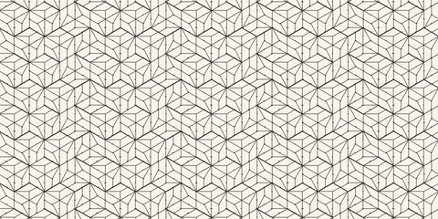 Vector seamless pattern. Modern stylish abstract texture. Repeating geometric tiles from striped elements