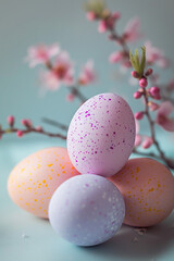 Obraz premium easter eggs on a branch 