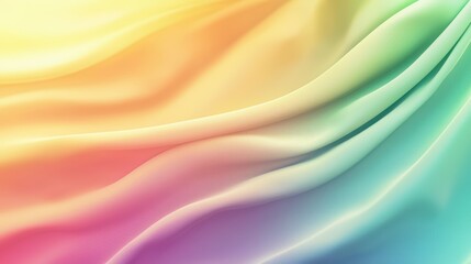 Obraz premium Colorful Silk Texture with Soft Waves and Gentle Gradients
