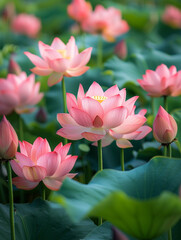 Obraz premium pink water lily 