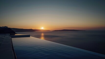 Obraz premium Santorini, Greece: A Mesmerizing Aegean Gem of Cliffside Beauty and Timeless Charm