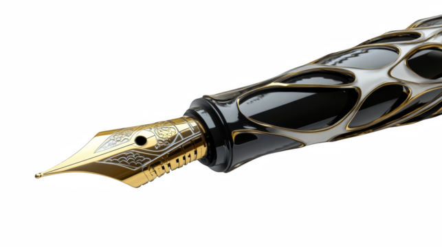Luxury Fountain Pen with Gold Nib