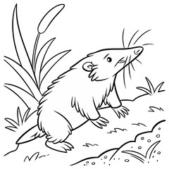 Various village farm animals. Domesticated cattle and domestic, birds,snake, reptile, swan, serpent,bird, tattoo, wildlife, feather,kitten, fox, kitty,rabbit, bunny, pet, donkey, pets,elephant, safari