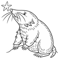 Various village farm animals. Domesticated cattle and domestic, birds,snake, reptile, swan, serpent,bird, tattoo, wildlife, feather,kitten, fox, kitty,rabbit, bunny, pet, donkey, pets,elephant, safari