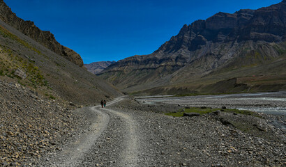 mountain road in the mountains